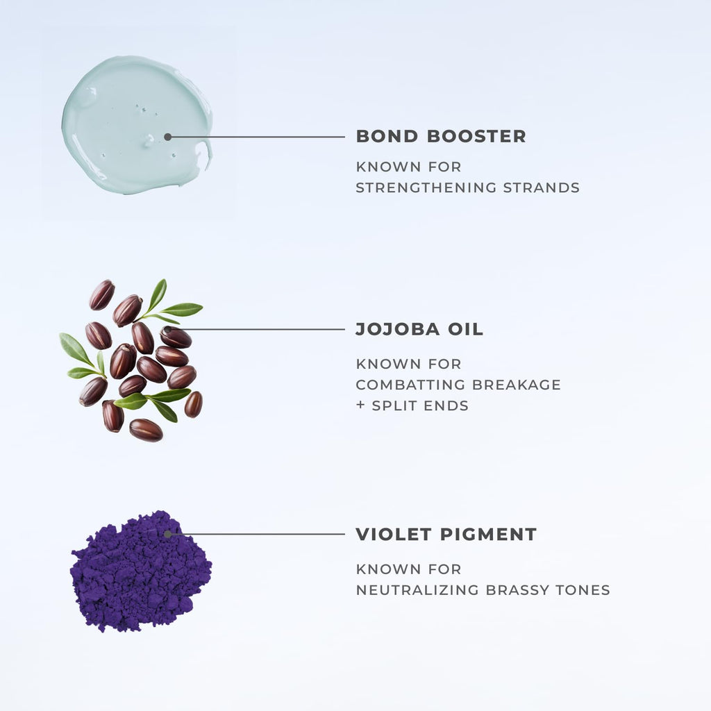 XMONDO Hair Supernova Blonde Toning Conditioner – Vegan, Jojoba Oil, Violet Pigments, 8 oz