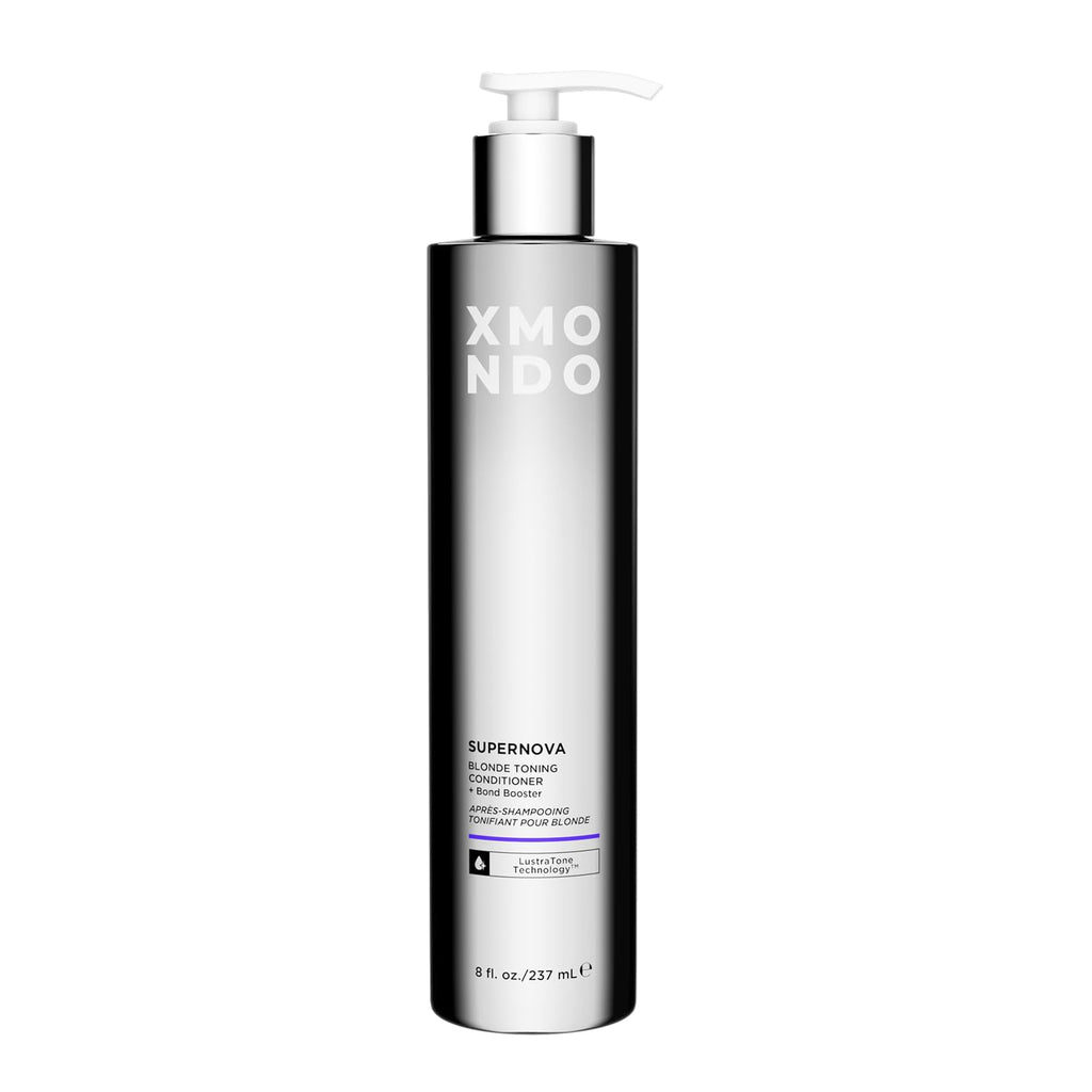 XMONDO Hair Supernova Blonde Toning Conditioner – Vegan, Jojoba Oil, Violet Pigments, 8 oz