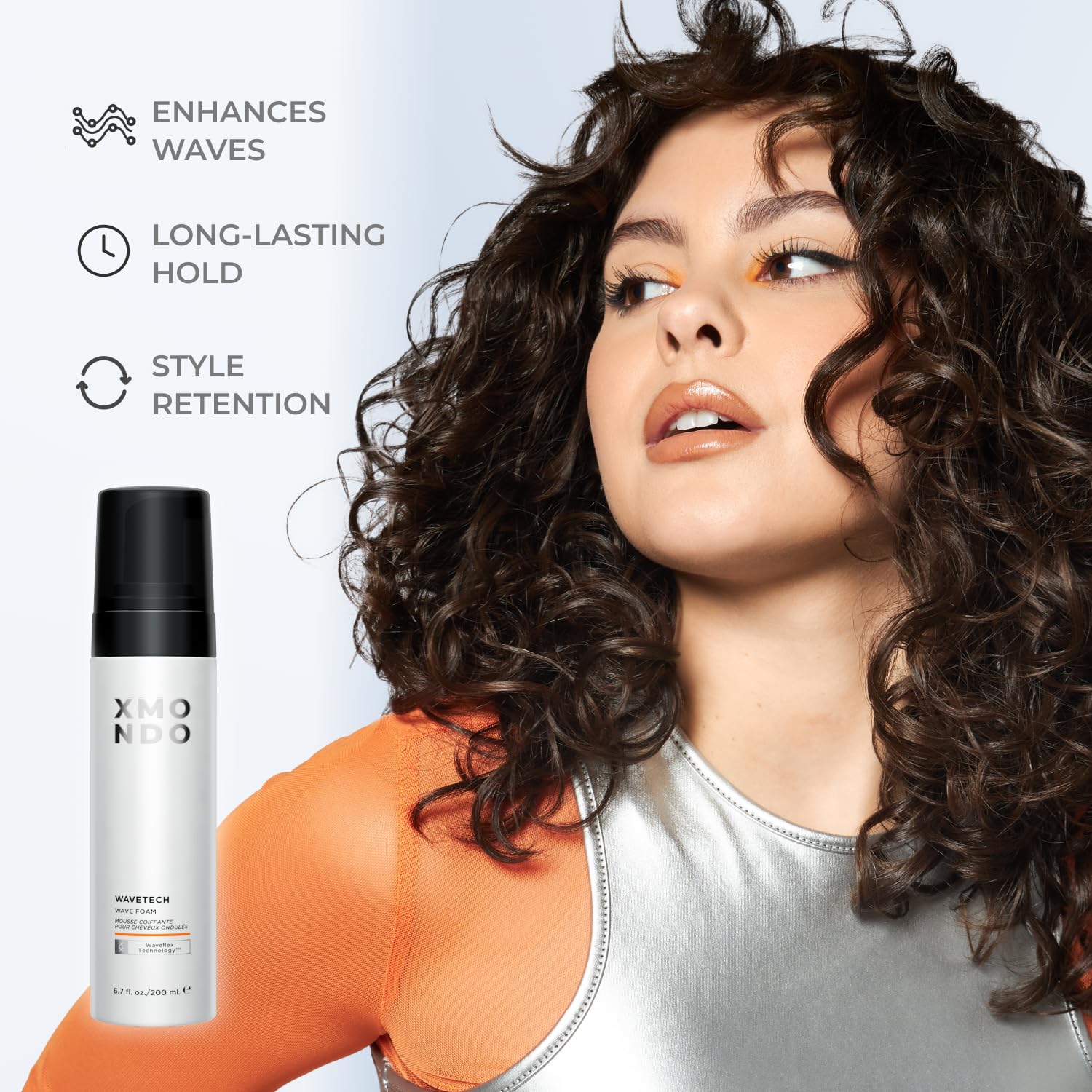 XMONDO Hair Wavetech Wave Foam – Vegan Styling for Defined Waves