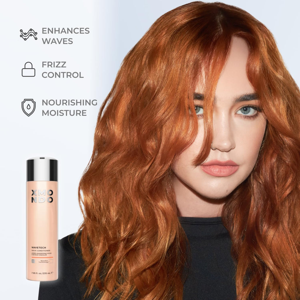 XMONDO Hair Wavetech Wave Conditioner — Vegan Hydration for Defined Waves, 8 oz