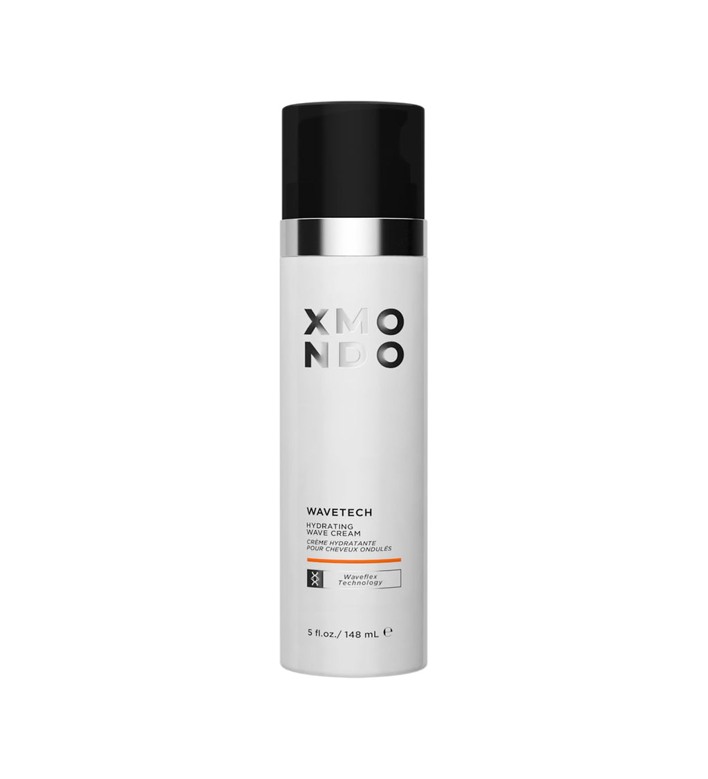 XMONDO Hair Wavetech Hydrating Wave Cream | Vegan Wave Definer with Coconut & Argan Oil, 5 oz
