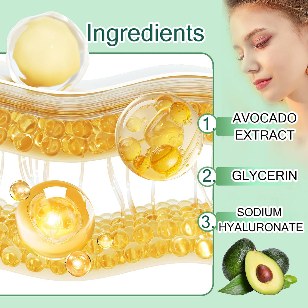 XMXueMei Avocado Skin Care Set – 9 Pcs Moisturizing Face Care Kit
