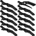 Xtava Styling Hair Clips - 12-Piece Alligator Clips with Nonslip Grip