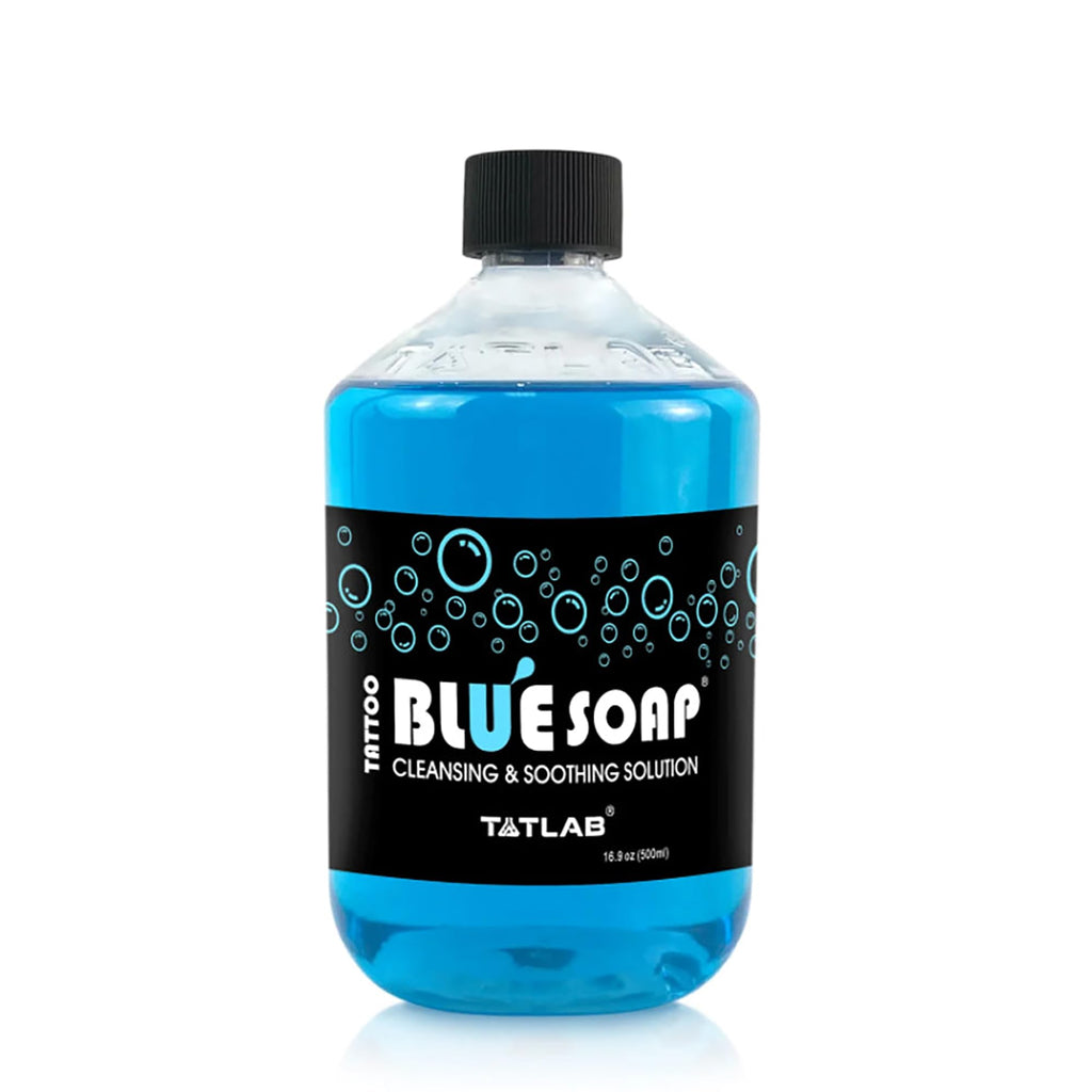 XTREME Blue Soap for Tattoo Procedure – 16.9oz (500ml) – Cleanse & Soothe Skin – Made in USA