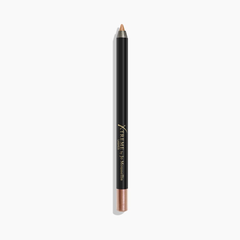 Xtreme Lashes GlideLiner Rose Gold Eye Pencil – Long-Lasting, Waterproof, 0.04 oz + Sharpener