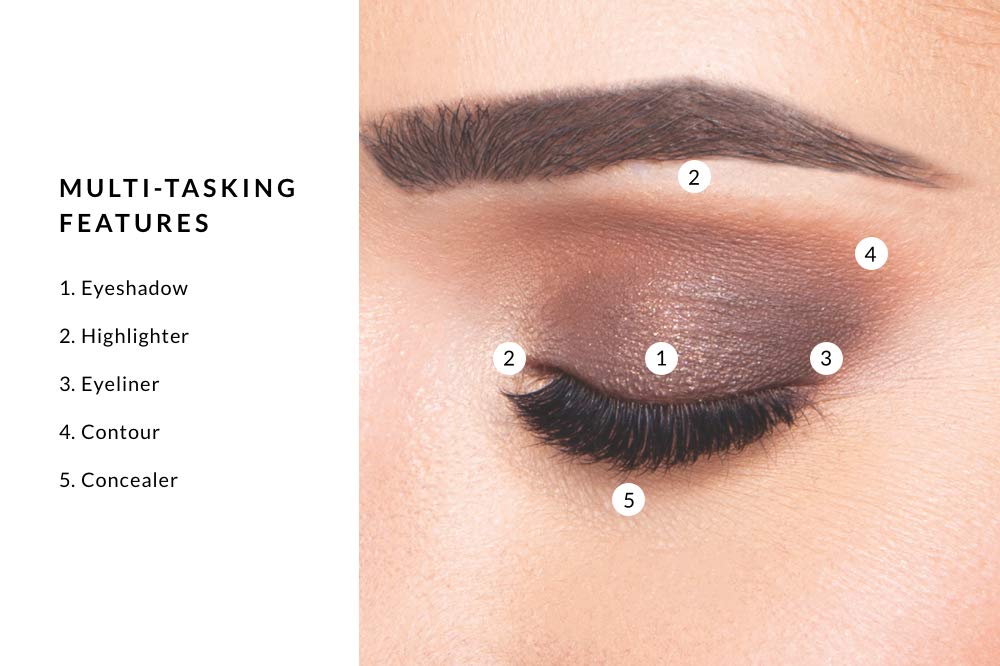 Xtreme Lashes GlideShadow Sienna – Long-Lasting Cream-to-Powder Eyeshadow Stick, Matte Finish, Lash Extension Safe