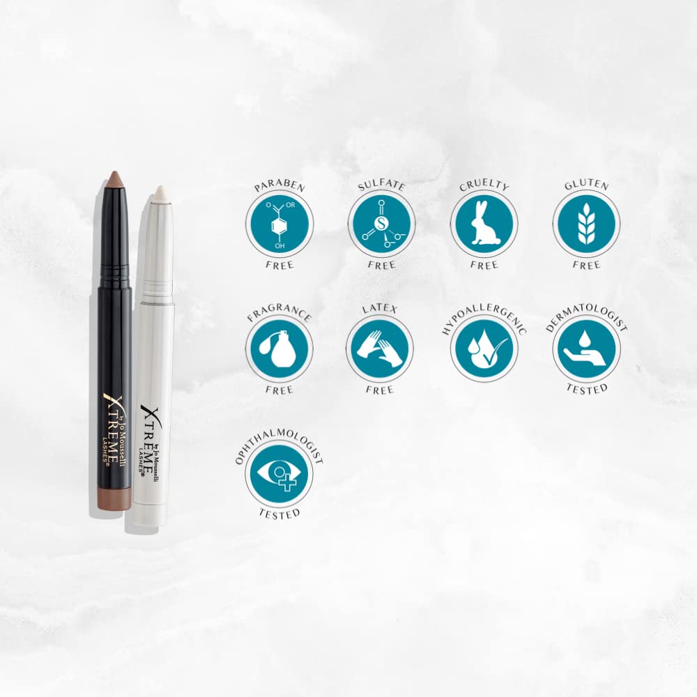 Xtreme Lashes GlideShadow Sienna – Long-Lasting Cream-to-Powder Eyeshadow Stick, Matte Finish, Lash Extension Safe