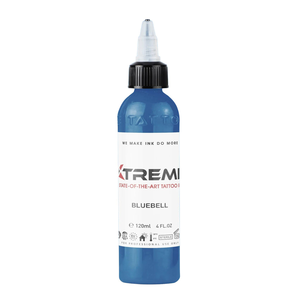 XTREME Xtreme Tattoo Ink Bluebell 4 oz – Medium Viscosity, Water-Based, Acrylic-Free