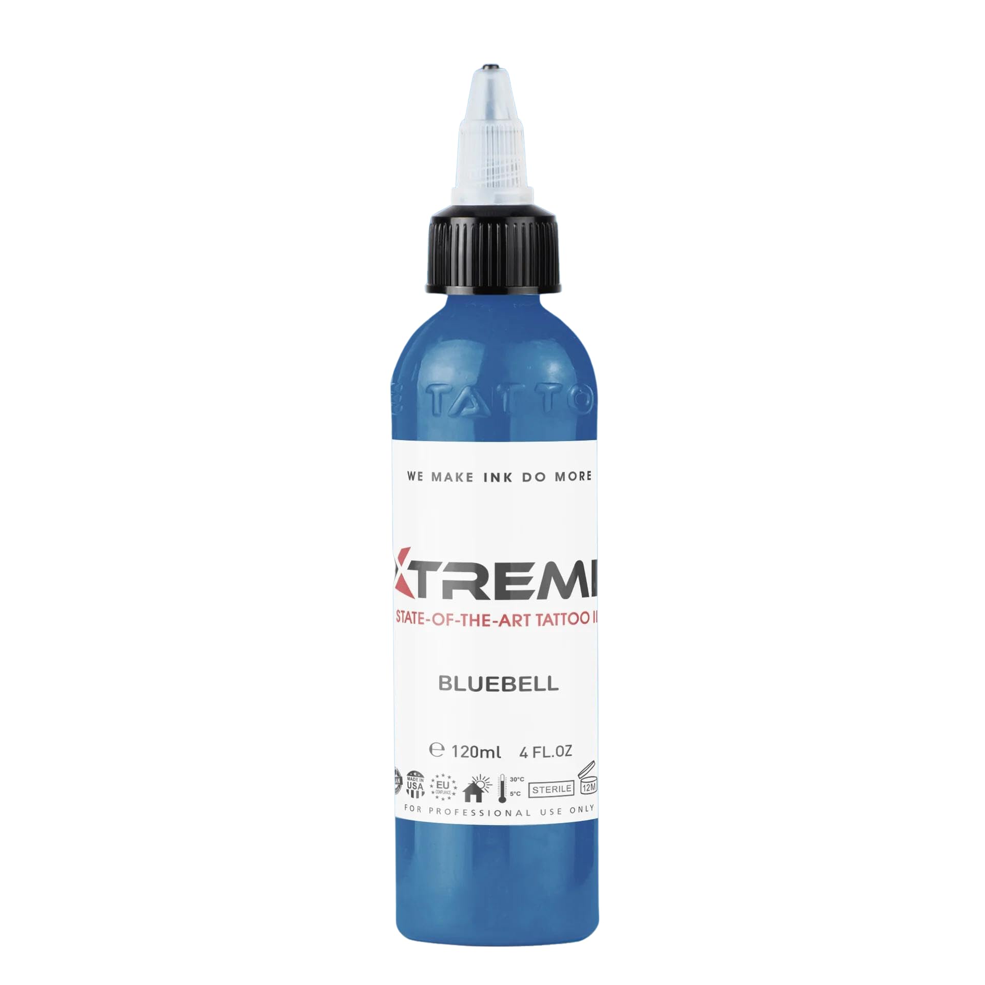 XTREME Xtreme Tattoo Ink Bluebell 4 oz – Medium Viscosity, Water-Based, Acrylic-Free