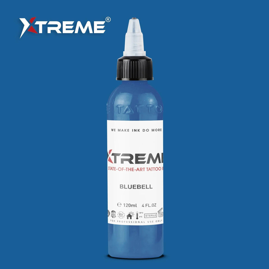 XTREME Xtreme Tattoo Ink Bluebell 4 oz – Medium Viscosity, Water-Based, Acrylic-Free