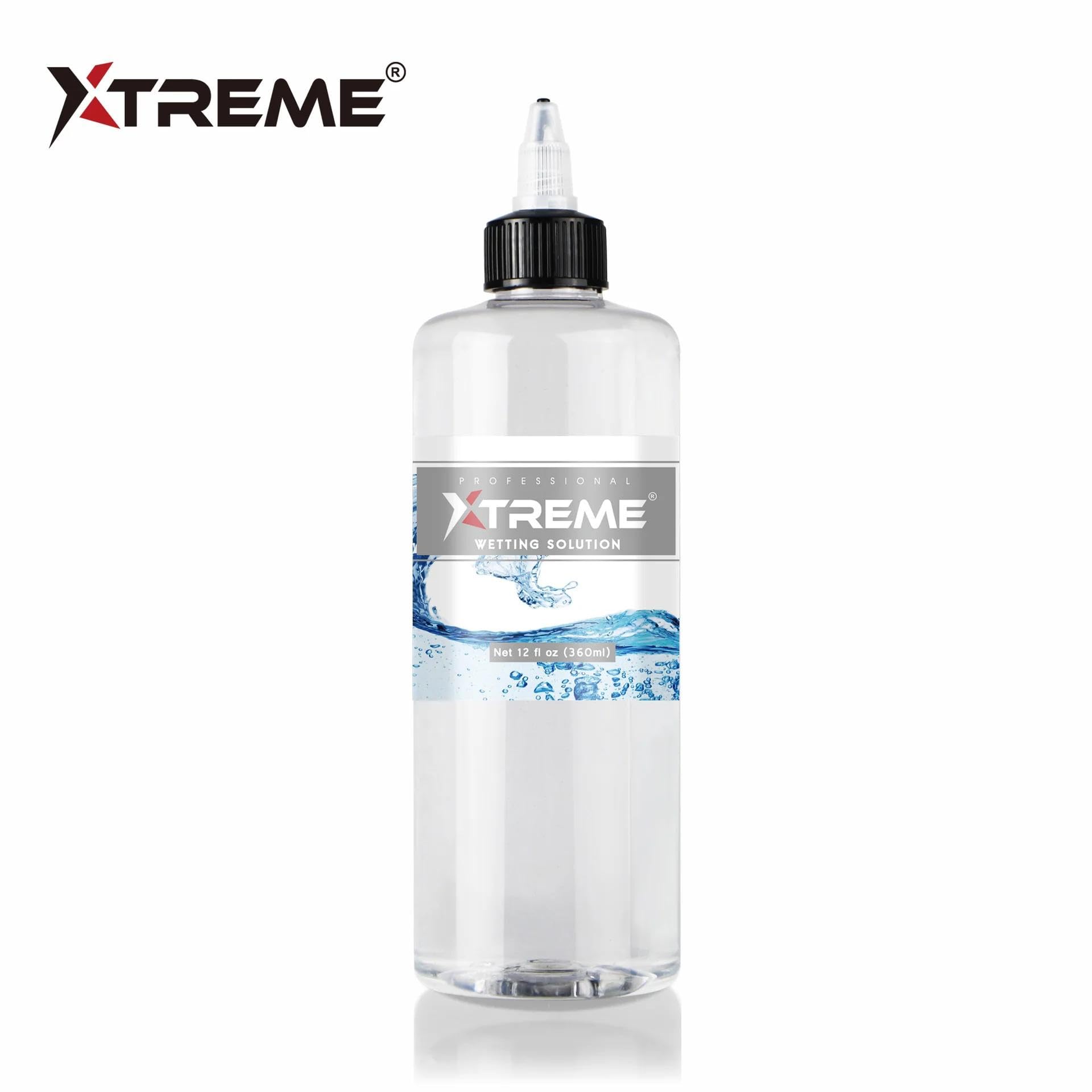 XTREME Tattoo Ink Wetting Solution – Sterile, Vegan, Water-Based, Acrylic-Free (12 oz)