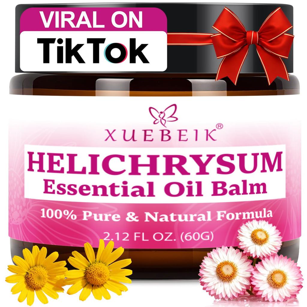XUEBEIK Helichrysum Multipurpose Balm — Hydrating, Soothing Skin Salve (60 g / 2 oz)
