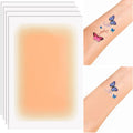 XUEVORIY Tattoo Cover Up Tape - Ultra-Thin Waterproof, Dark Skin Tone-14, 4 pcs