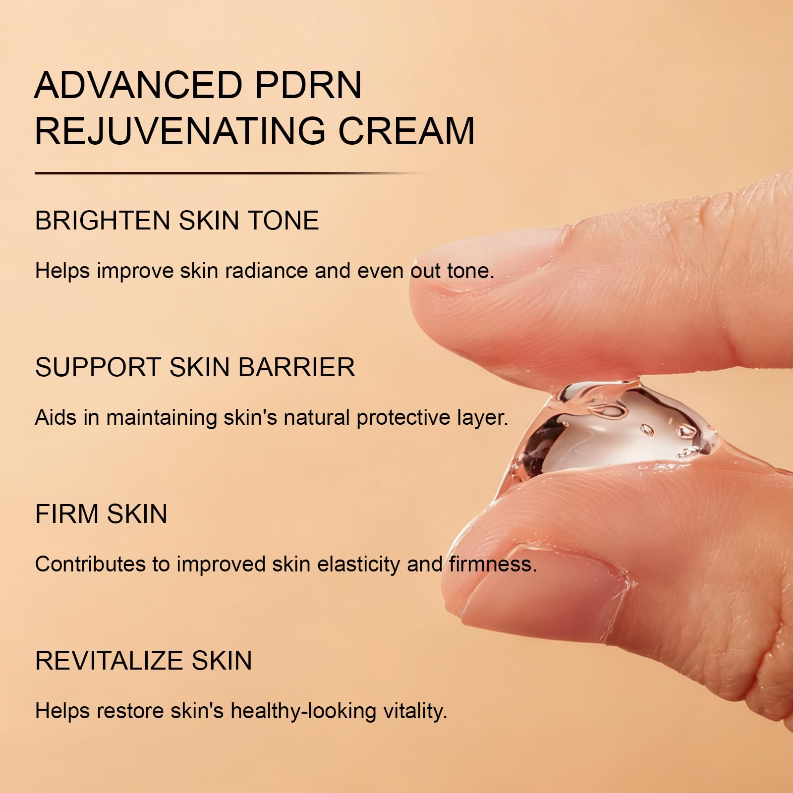 XUHUIT Advanced PDRN Rejuvenating Cream – 99% Salmon DNA, Hyaluronic Acid & Niacinamide