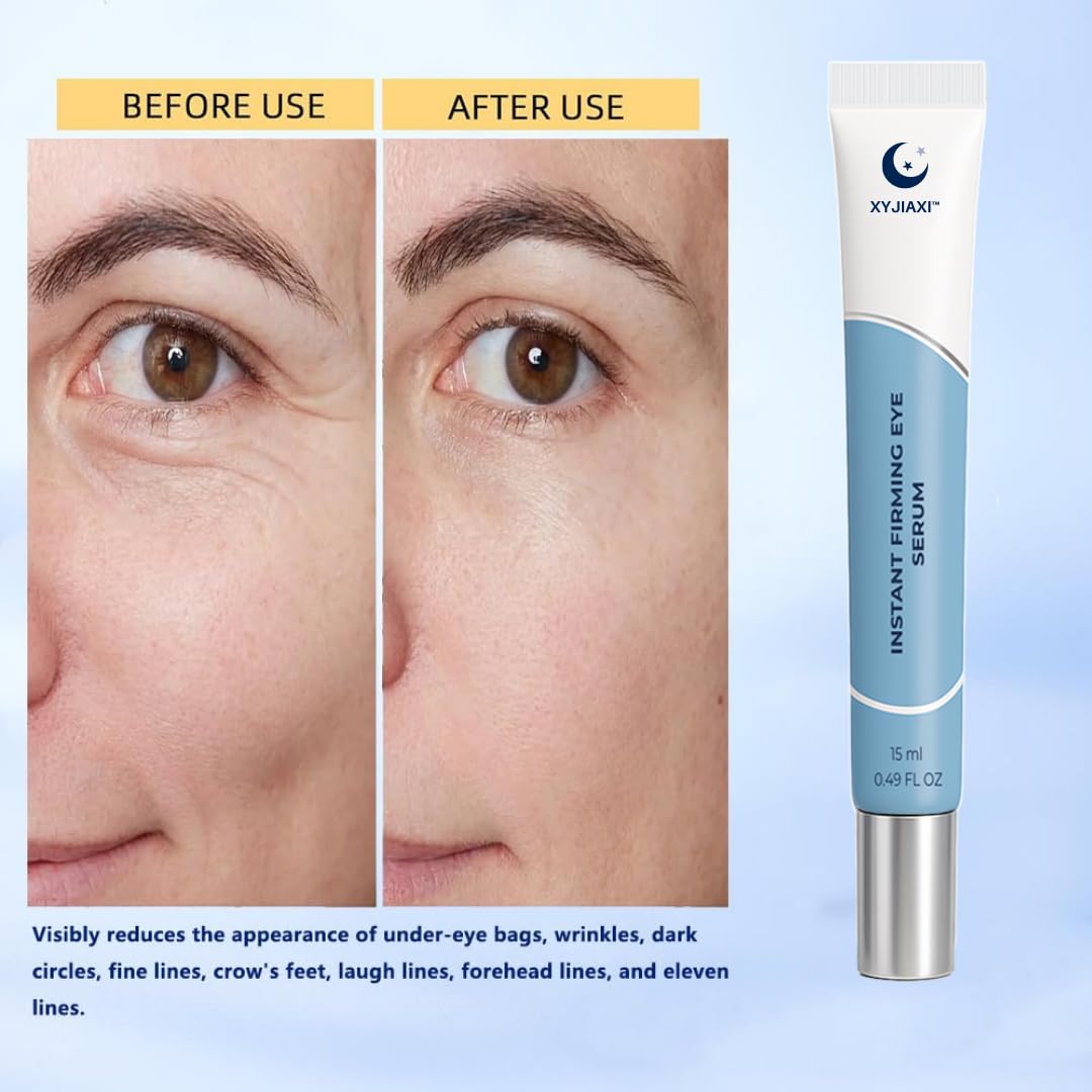 XYJIAXI Instant Firming Eye Serum – Quick Lift & Long-Lasting Firmness (15 ml, 0.49 oz)
