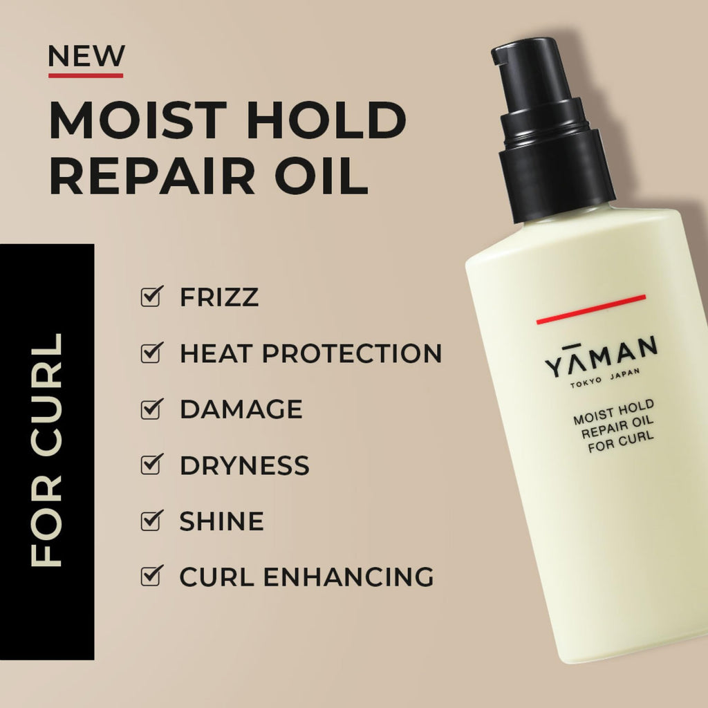YA-MAN Moist Hold Repair Oil | Heat Protectant & Color Shield for Hair