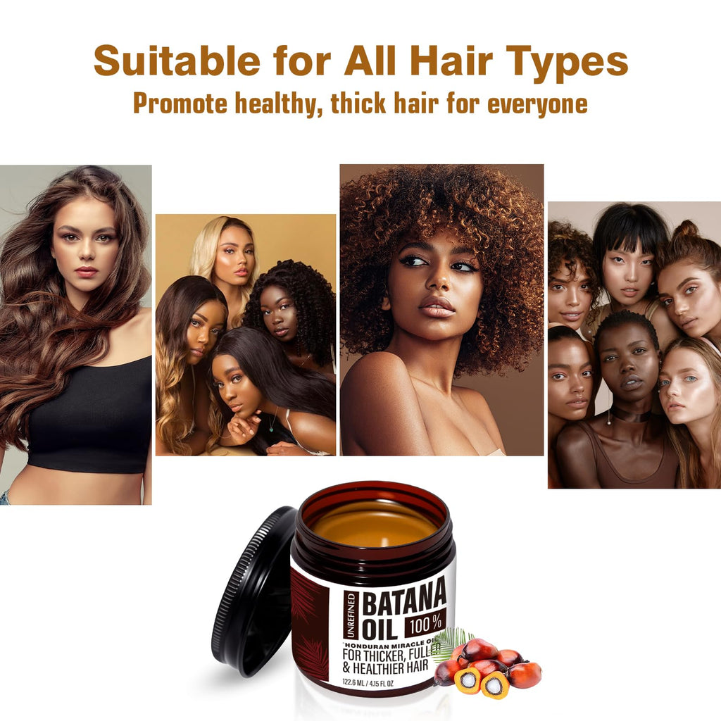 Yacemira Organic Batana Oil – Hair Growth & Repair, 4.15 oz | Pure, Unrefined Hair Treatment