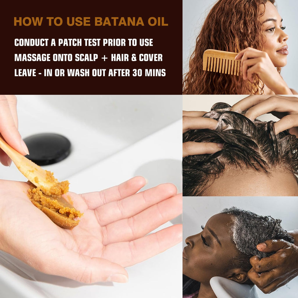 Yacemira Organic Batana Oil – Hair Growth & Repair, 4.15 oz | Pure, Unrefined Hair Treatment
