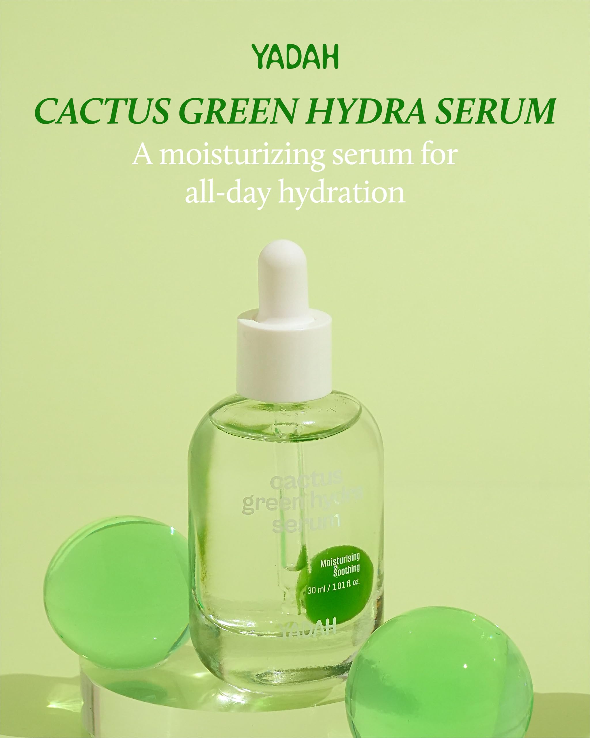 YADAH Cactus Green Hydra Serum – Hydration & Barrier Support