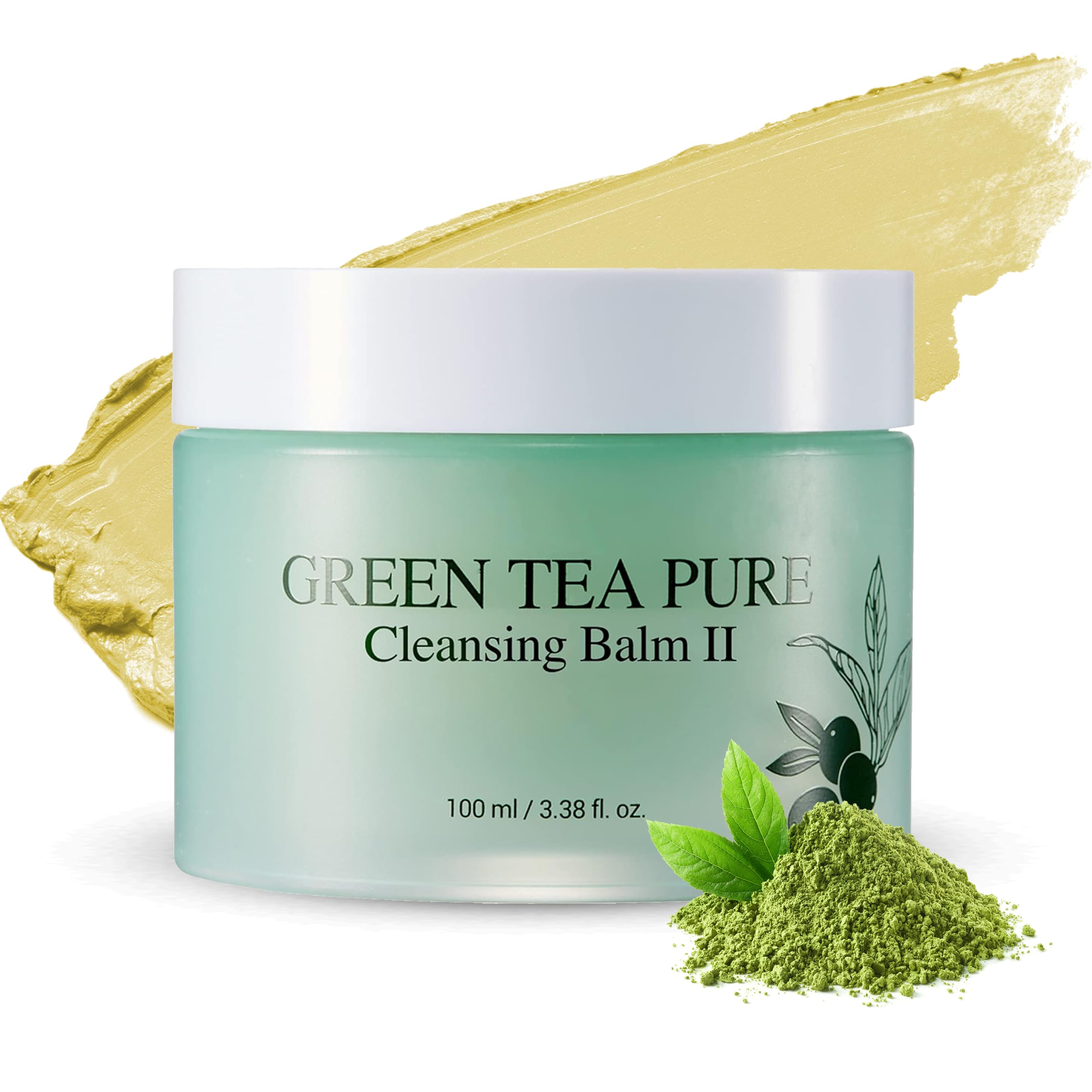 YADAH Green Tea Cleansing Balm II – Gentle, Residue-Free Makeup Remover (Vegan)