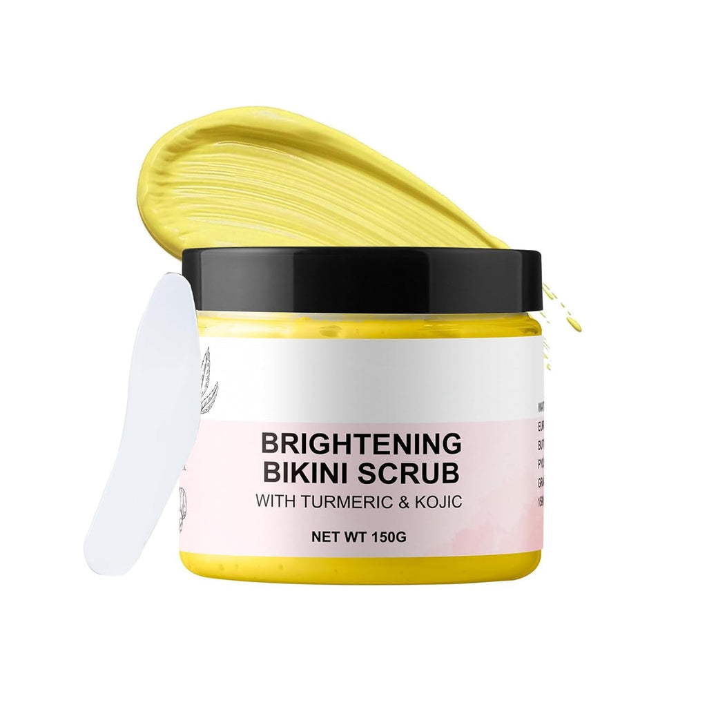YAFUSIPE Bikini Area Exfoliator – Turmeric Kojic Scrub, 5.29 oz