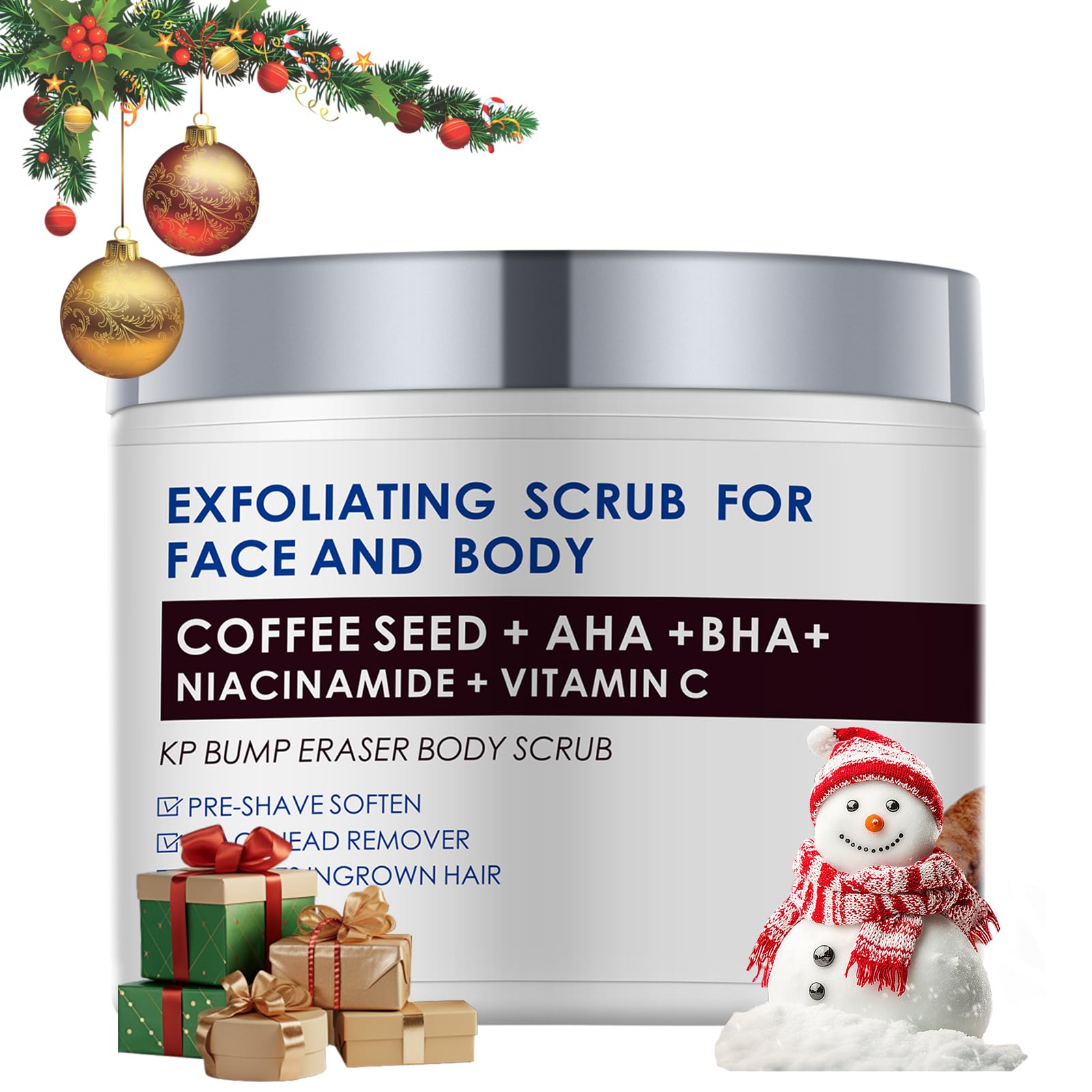 YAFUSIPE KP Bump Eraser Body Scrub – 10% AHA/BHA Exfoliant for KP & Razor Bumps | 4.23 oz