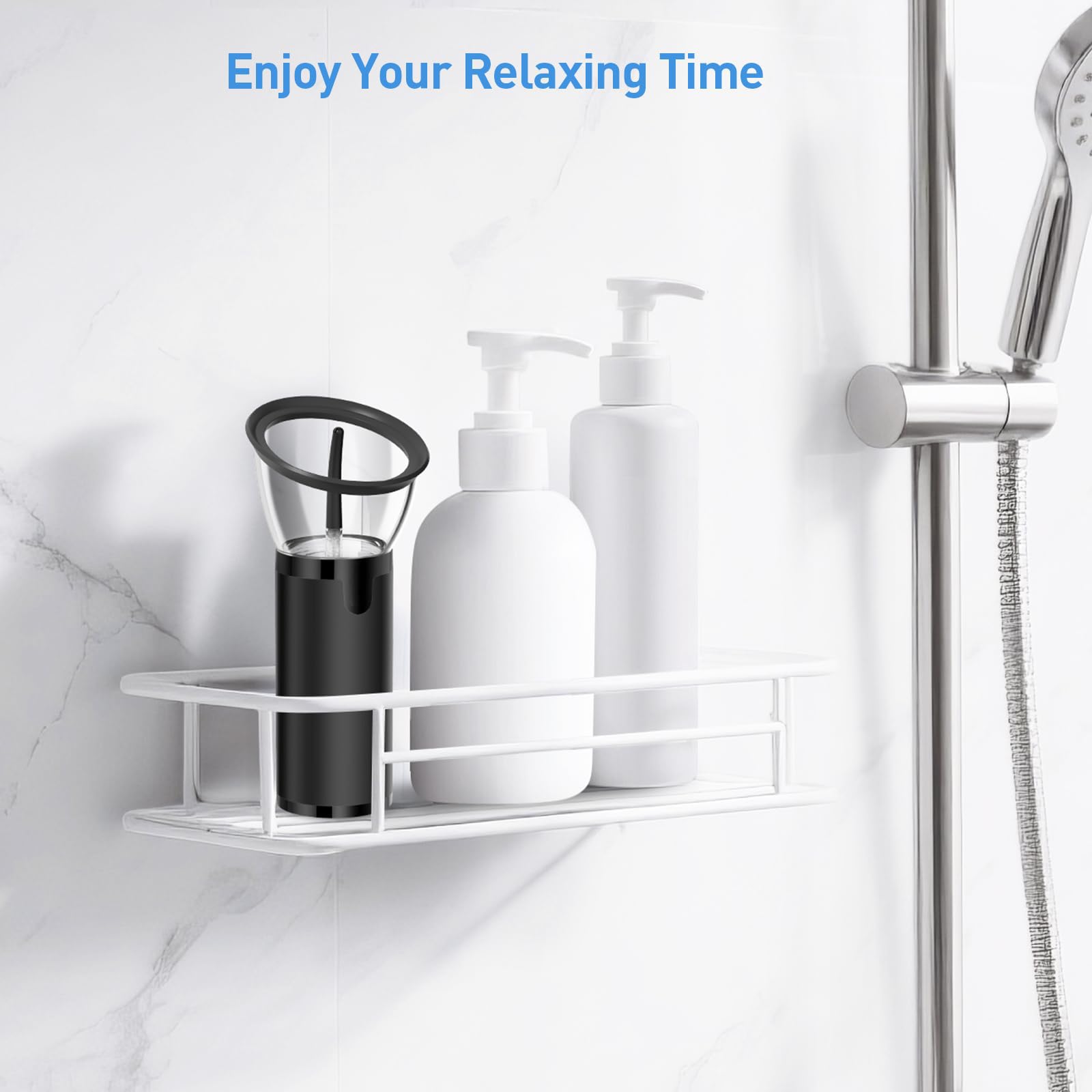 Yakbio Ear Wax Cleaner - Electric Ear Washer with 4 Pressure Modes, Retractable & Waterproof