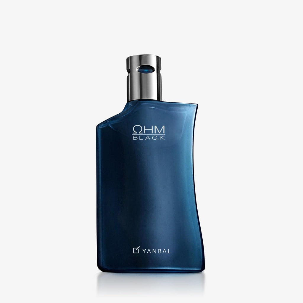 Yanbal OHM Black Men’s Cologne – Citrus, Black Tea & Pepper | 100 ml