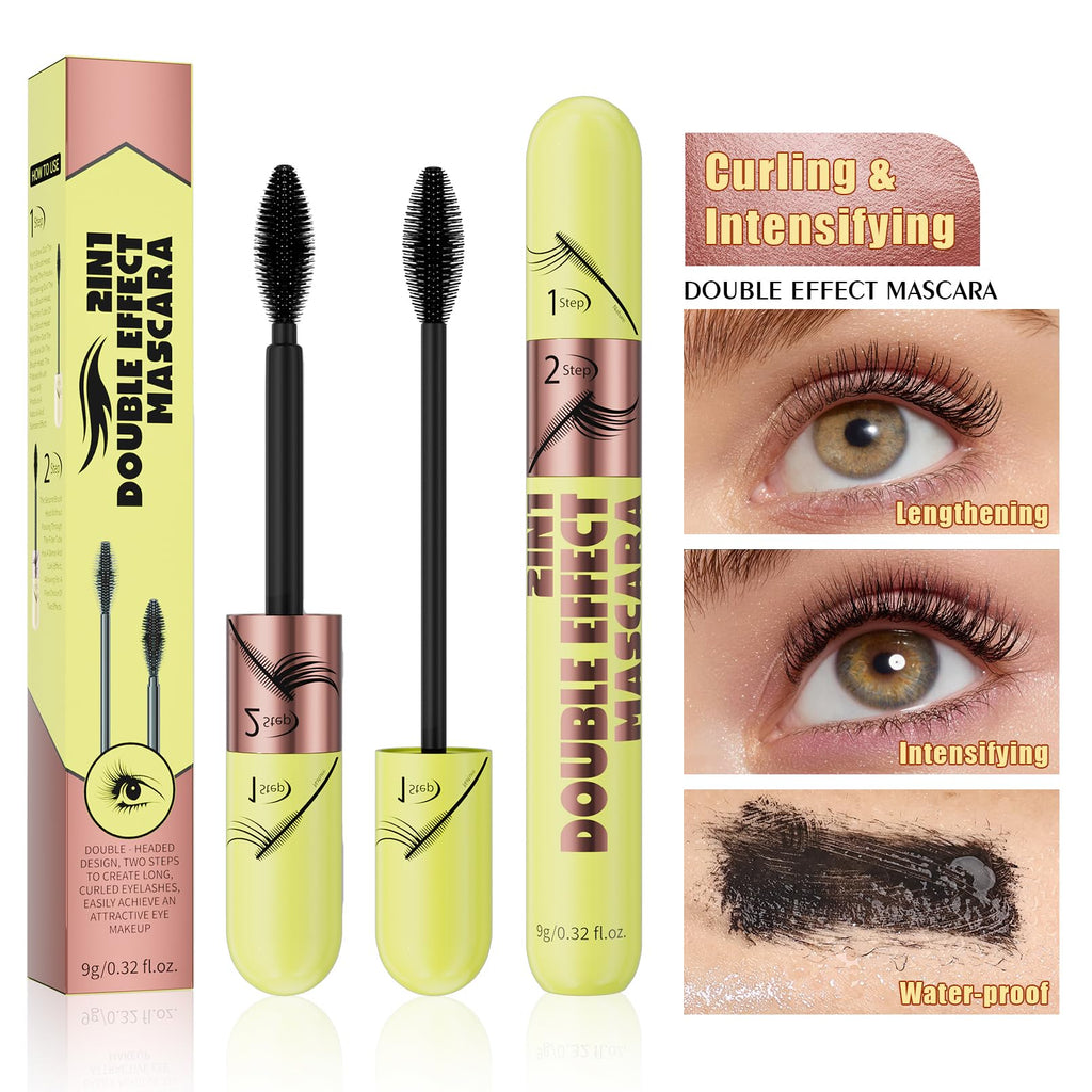 Yanqina Black Tubing Mascara – Waterproof, No-Smudge, Volume & Length