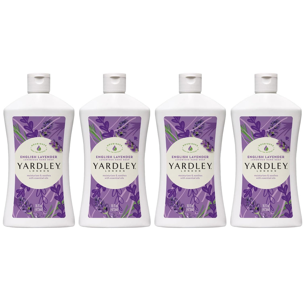 Deal Society Yardley London English Lavender Hand Soap Refill – 4×16 oz Bottles