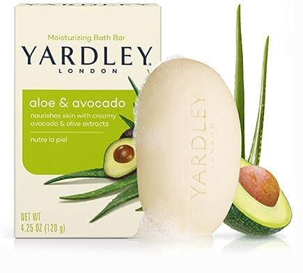 Yardley London Creamy Coconut Bath Bar – Eight 4.25 oz Bars (Shea, Aloe, Vitamin E)