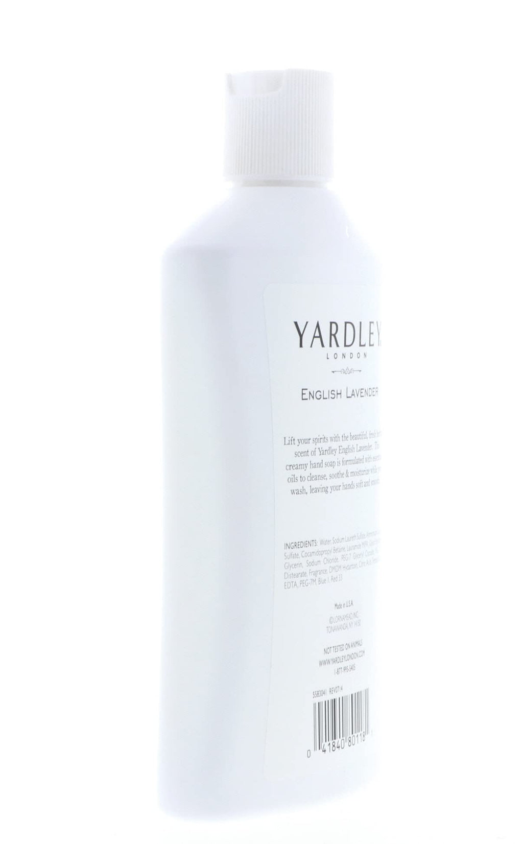 Yardley London English Lavender Hand Soap – Moisturizing & Soothing, 16 oz, 5-Pack
