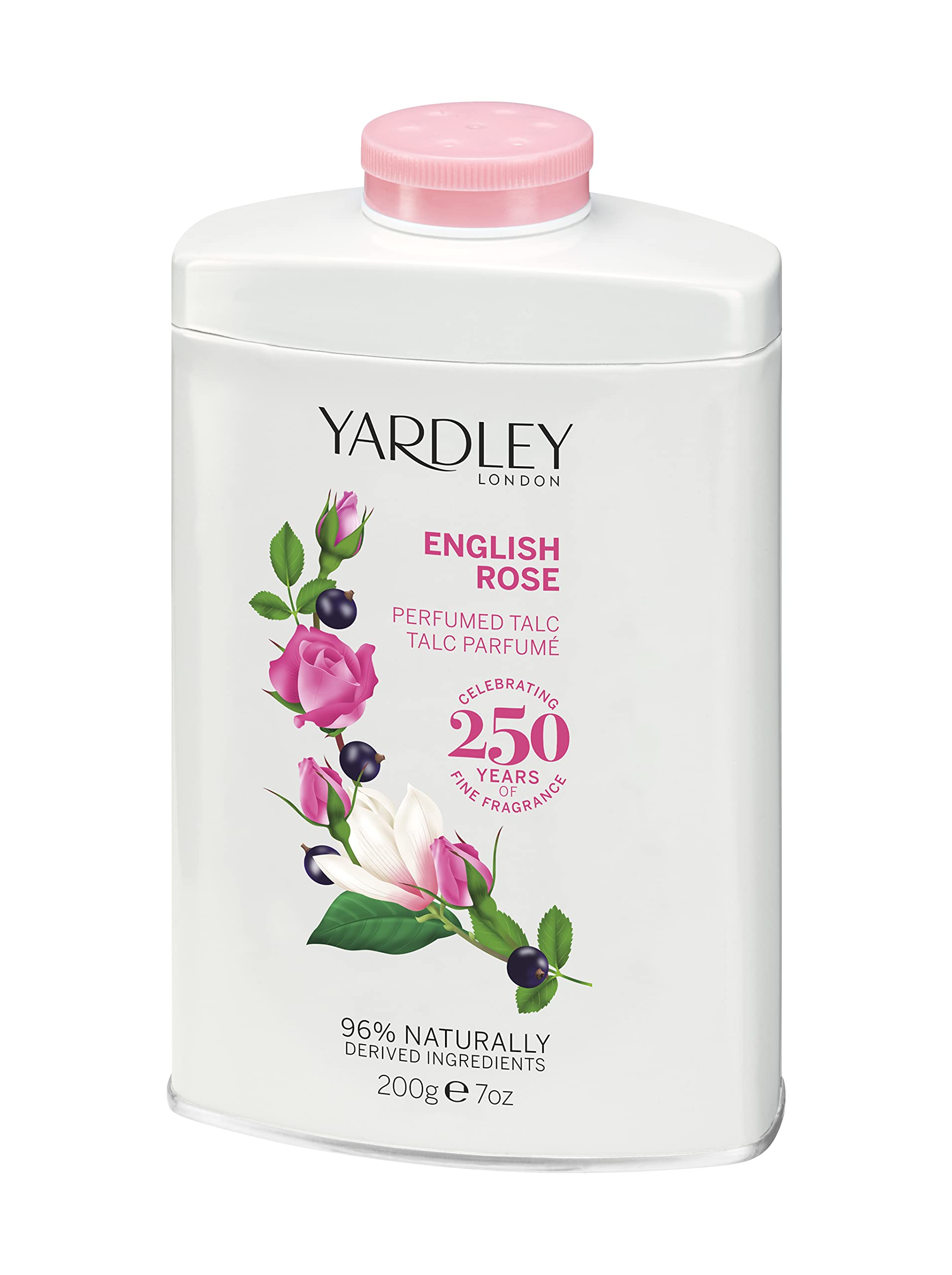 Yardley London English Rose Perfumed Talc Powder 7 oz