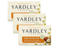 Yardley London Shea Buttermilk Bath Bar 3 Pack (4 oz Each) – Gentle, Nourishing Cleanse