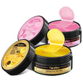 Yargkos 2 Packs 60 Pcs Under Eye Patches – 24K Gold + Pink Hydrating Gel Patches