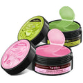 Yargkos 2 Packs Under Eye Patches – 60 Pcs (Green & Pink) Hydrating Collagen Gel Pads