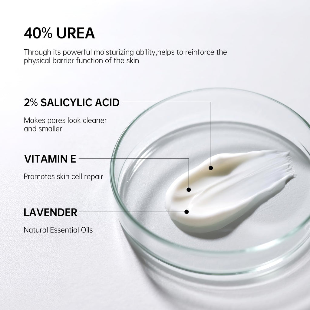 Yarmisun Urea Cream 40% Foot Cream – Maximum Strength Hydration & Exfoliation