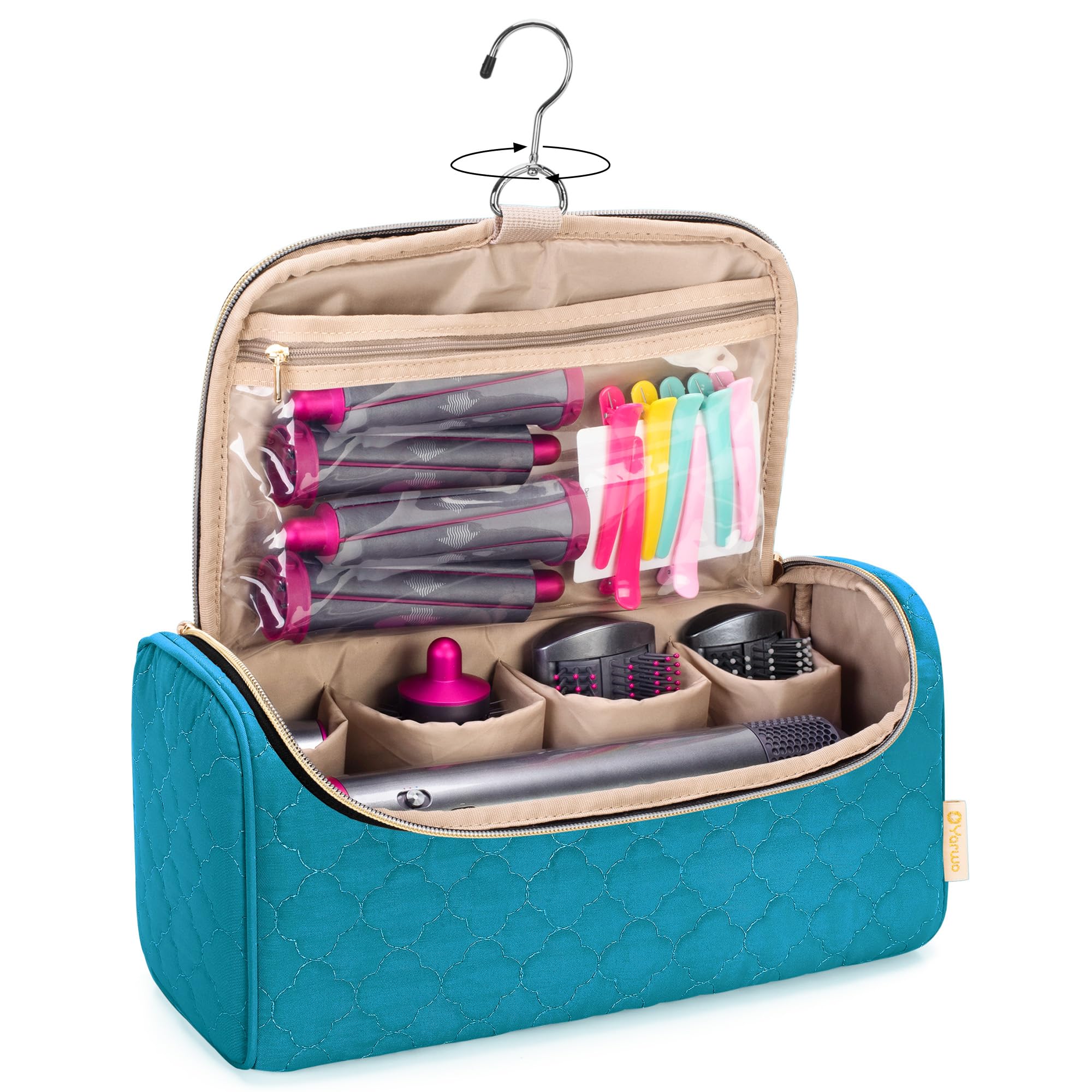 Yarwo Airwrap Travel Case Teal – Portable Storage for Dyson Complete Styler & Attachments
