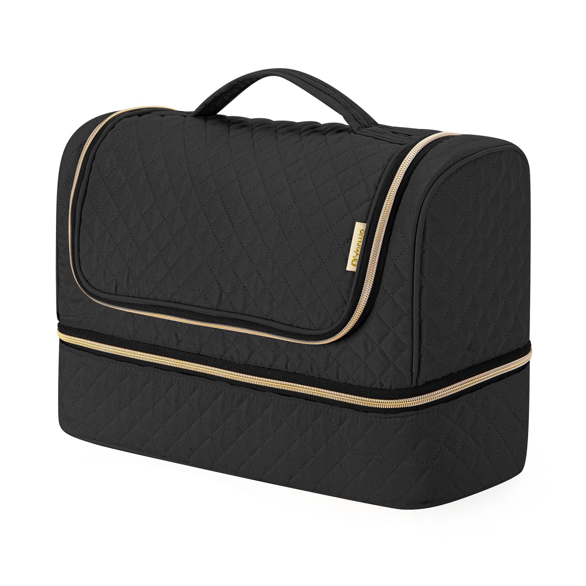 Yarwo Large Airwrap Storage Bag for Shark FlexStyle – Double-Layer Travel Case (Bag Only) – Black