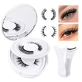 Yawamica Magnetic Eyelashes – 2 Styles, No Glue, 4-Magnet Technology, Reusable with Applicator