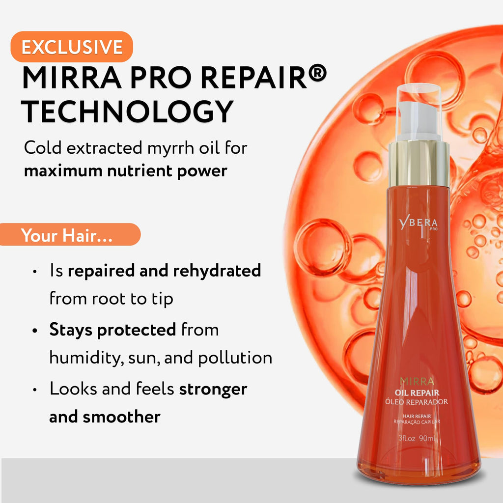 Ybera Mirra Oil Repair – Premium Hair Oil for Dry & Frizzy Hair | YBERA PARIS