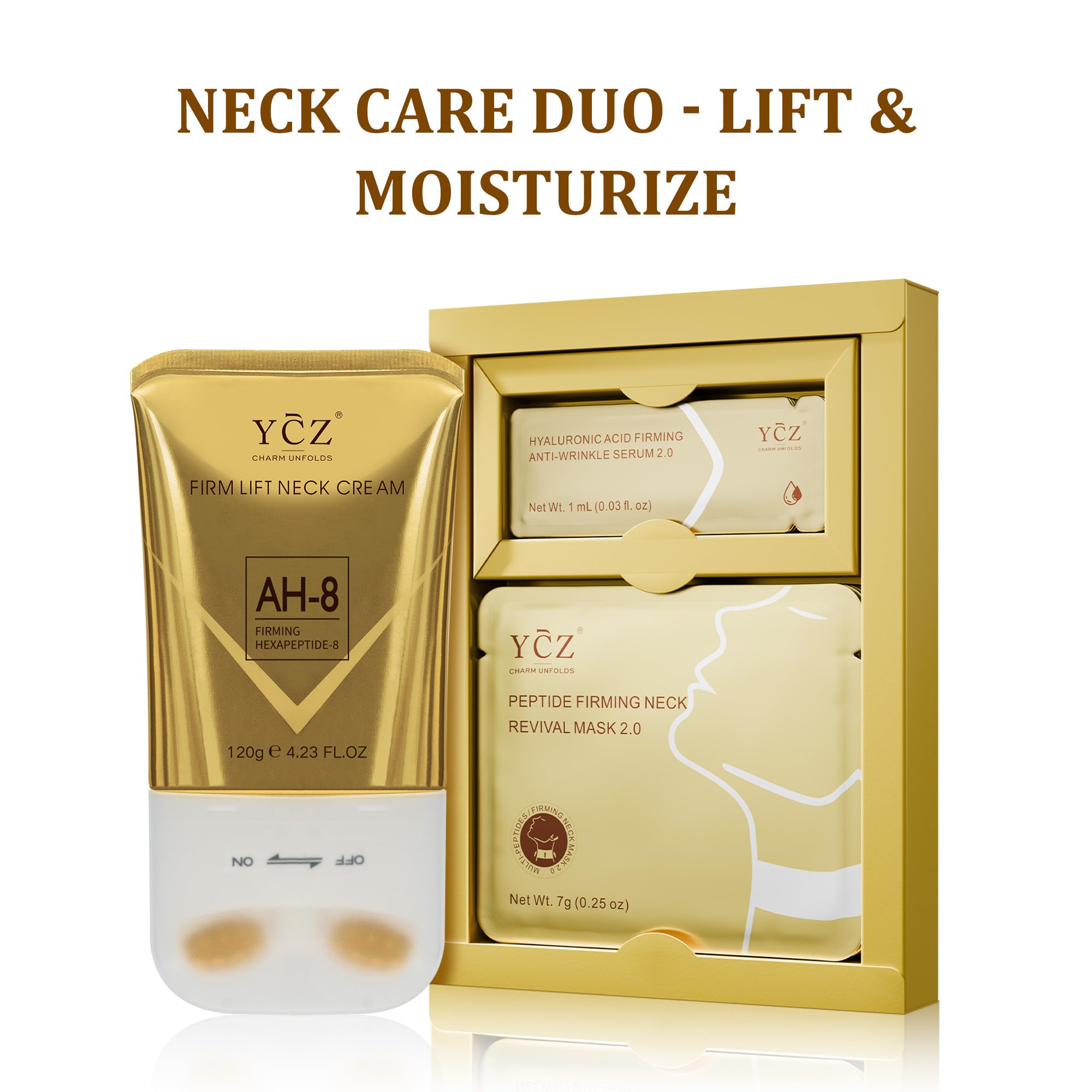 Ycz Neck Firming & Revitalising Set – Deep Hydration, Smoother Lines, Firmer Contours