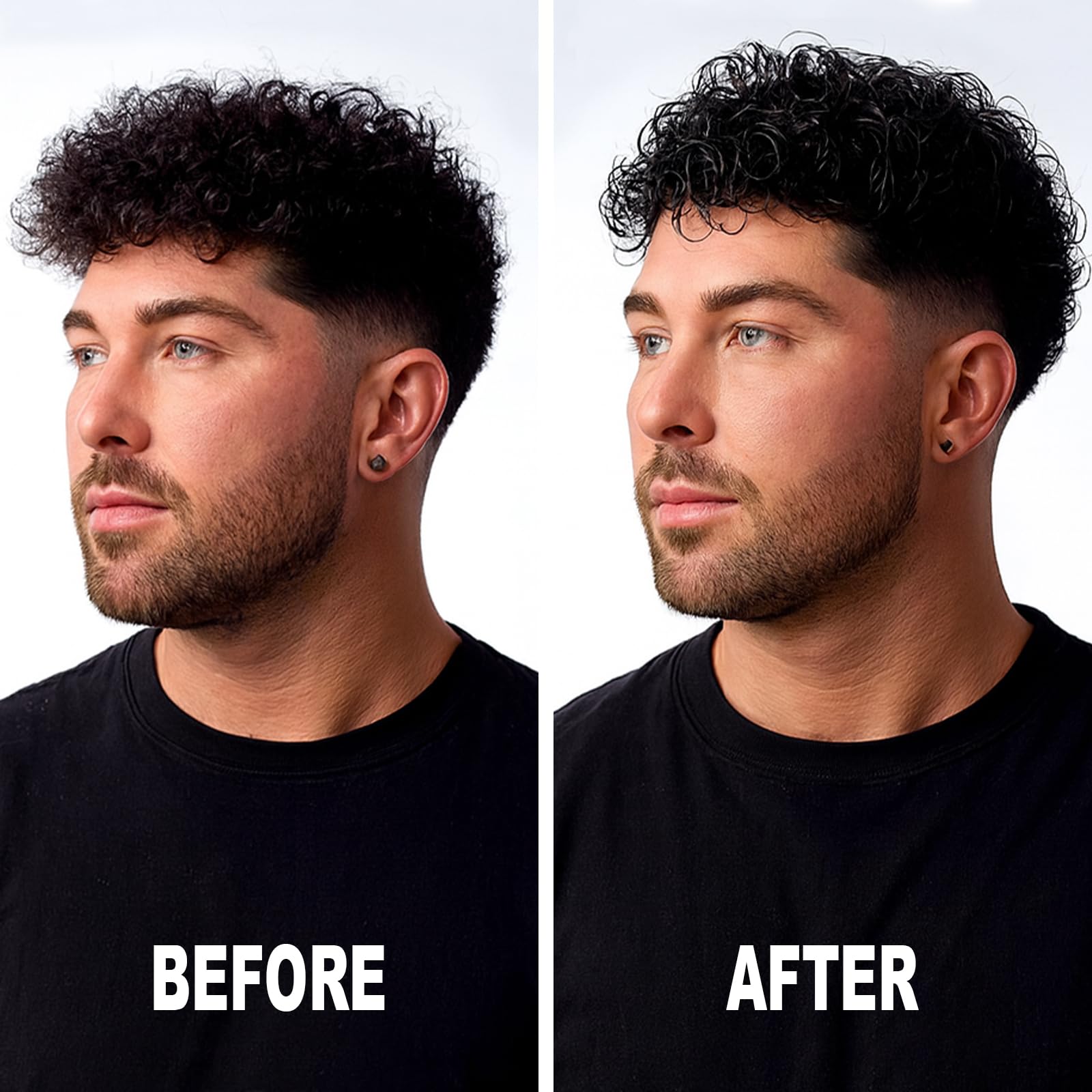 YEALIR Curl Cream for Men – Medium Hold, Frizz Control & Hydration | 5oz