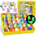 Yekery Glow-in-the-Dark Toy Bath Bombs for Kids – 30 Pcs, Natural & Organic