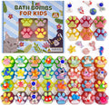 Yekery Kids Bath Bombs – 32 Surprises Inside Paw Shapes with Toys