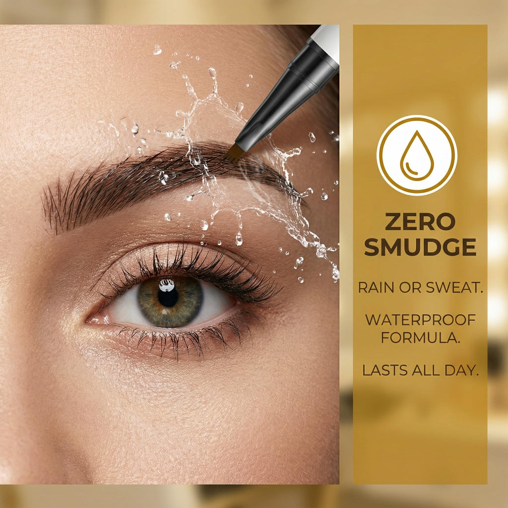 YeMoMo 4-Claw Liquid Eyebrow Pencil – Waterproof Microblading-Style Brows, 6 Shades, Fine Tip