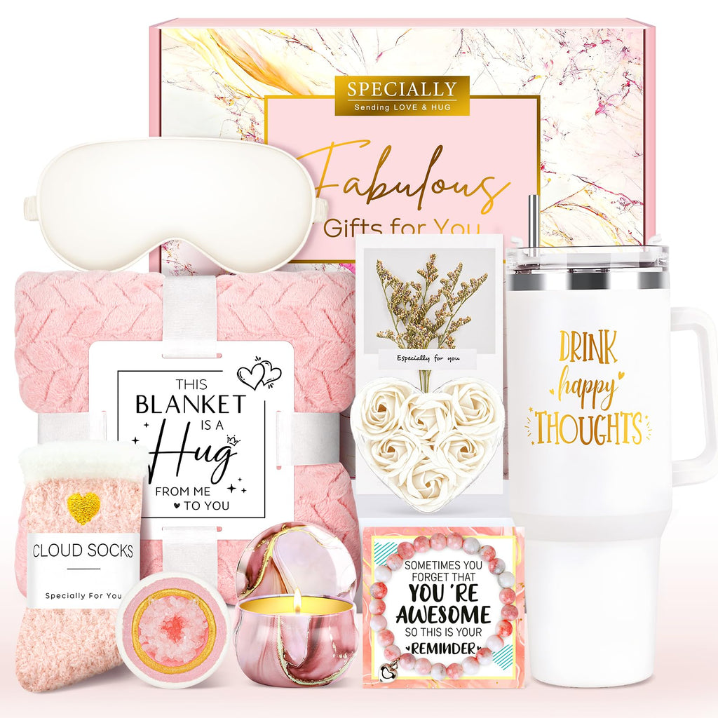 YENCHORN Gift Baskets for Women – Luxury Self-Care Gift Box for Birthday and Get Well