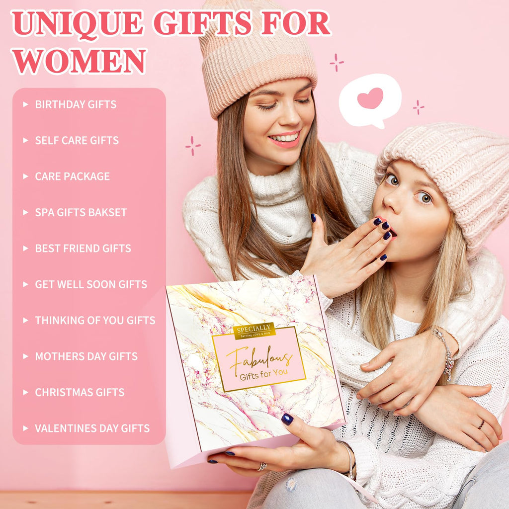 YENCHORN Gift Baskets for Women – Luxury Self-Care Gift Box for Birthday and Get Well