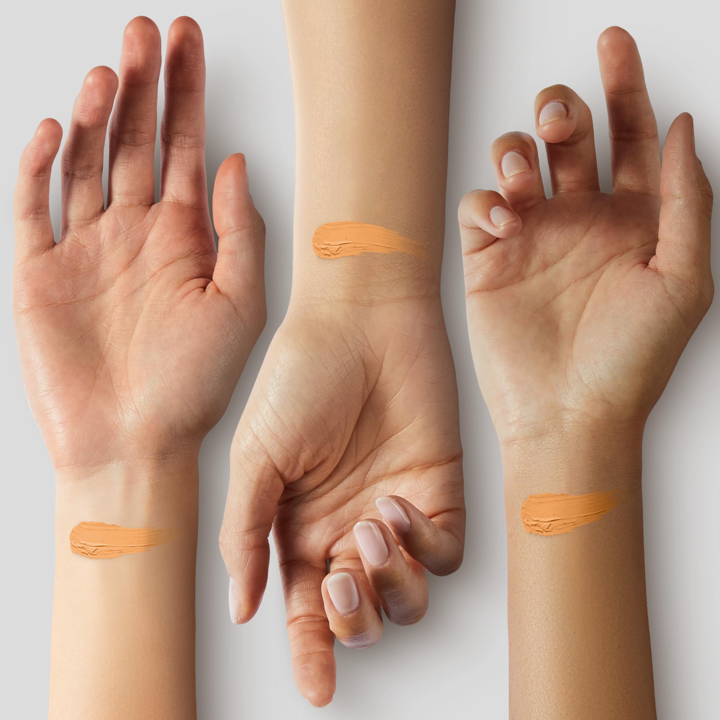 YENSA Serum Foundation Makeup Medium 3 | Full Coverage with Peptides, Vitamin C & Ferulic