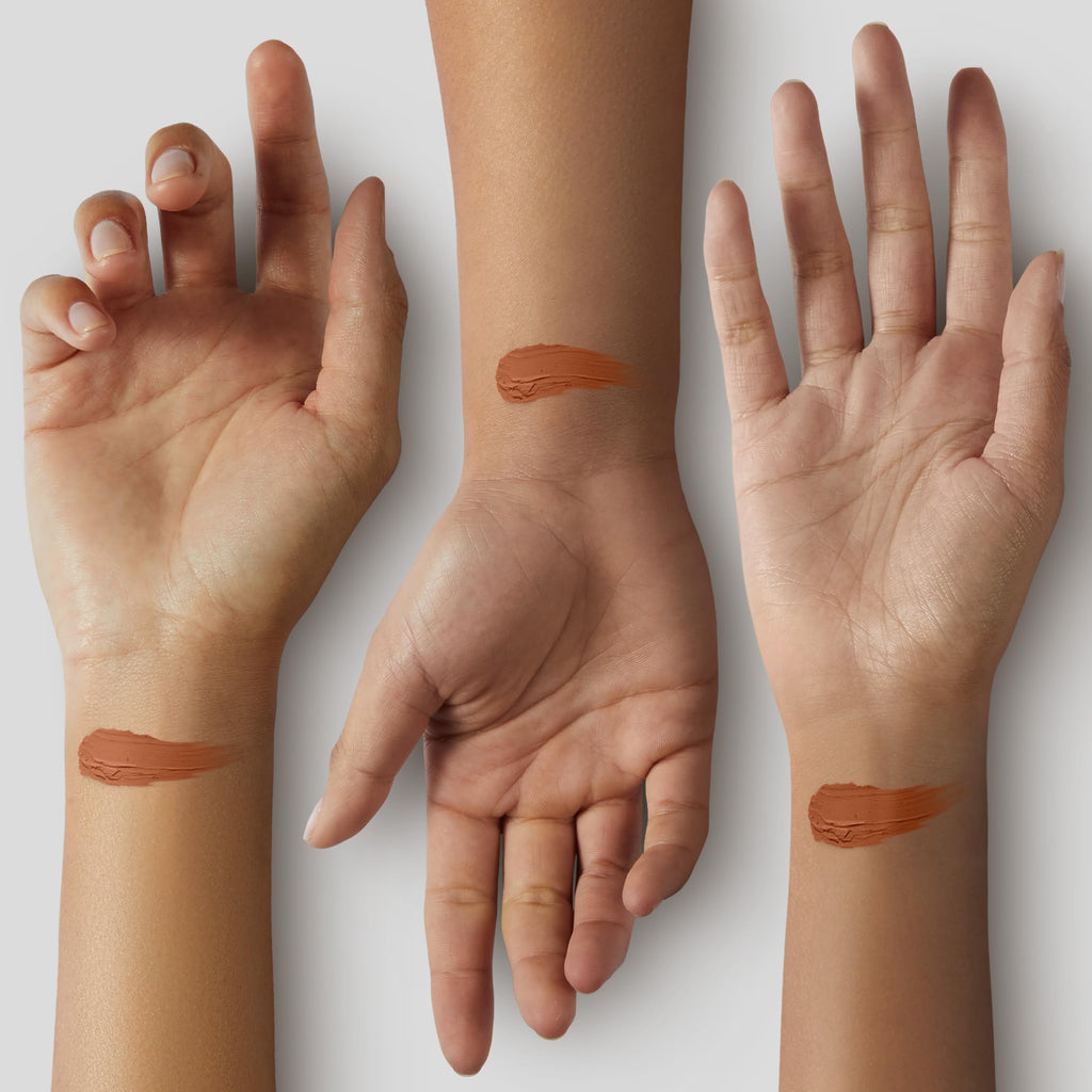 YENSA Serum Foundation Makeup — Super Silk Full Coverage (Deep 2) with Peptides, Vitamin C & Ferulic